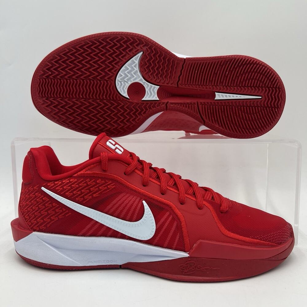 Womens Size 7.5 Nike Sabrina 2 Scarlet Red White Basketball Shoes HF3234 600
